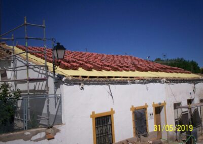 Renovación de cubierta vivienda municipal Ávila